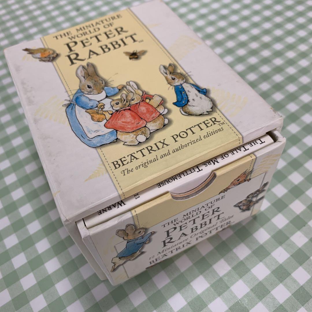 ピーターラビット　ミニ　絵本　インテリア　レトロ　アンティーク　ビンテージ
