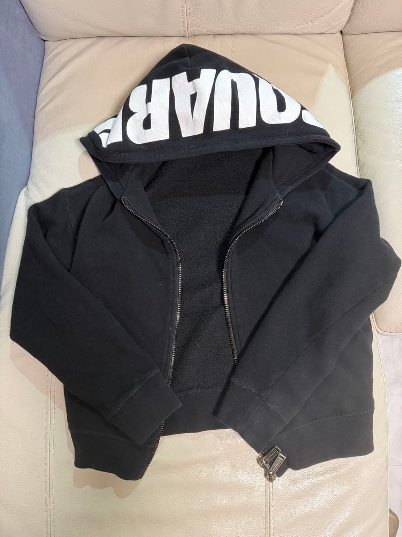 DSQUARED2 フード付き ジップパーカー