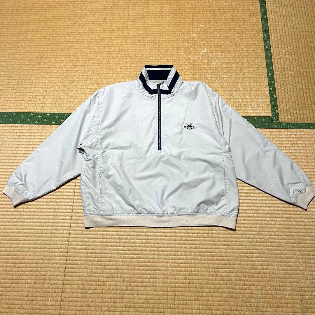 希少 ヴィンテージ ジャンボ尾崎 刺繍ロゴ ゴルフ ブルゾン XLサイズ