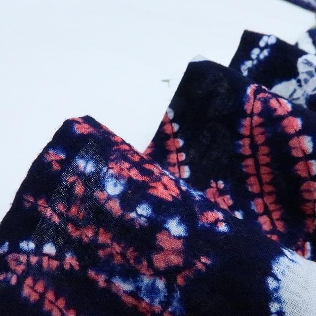 専用Y3221◆有松鳴海絞り 手縫い仕立て 背・胸当て付 向日葵　高級浴衣