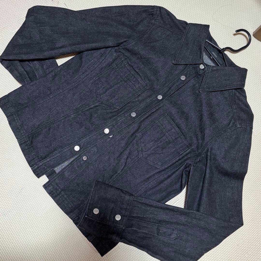 s*h様 GUCCI グッチ ジージャン 42 美品 ブラックデニム