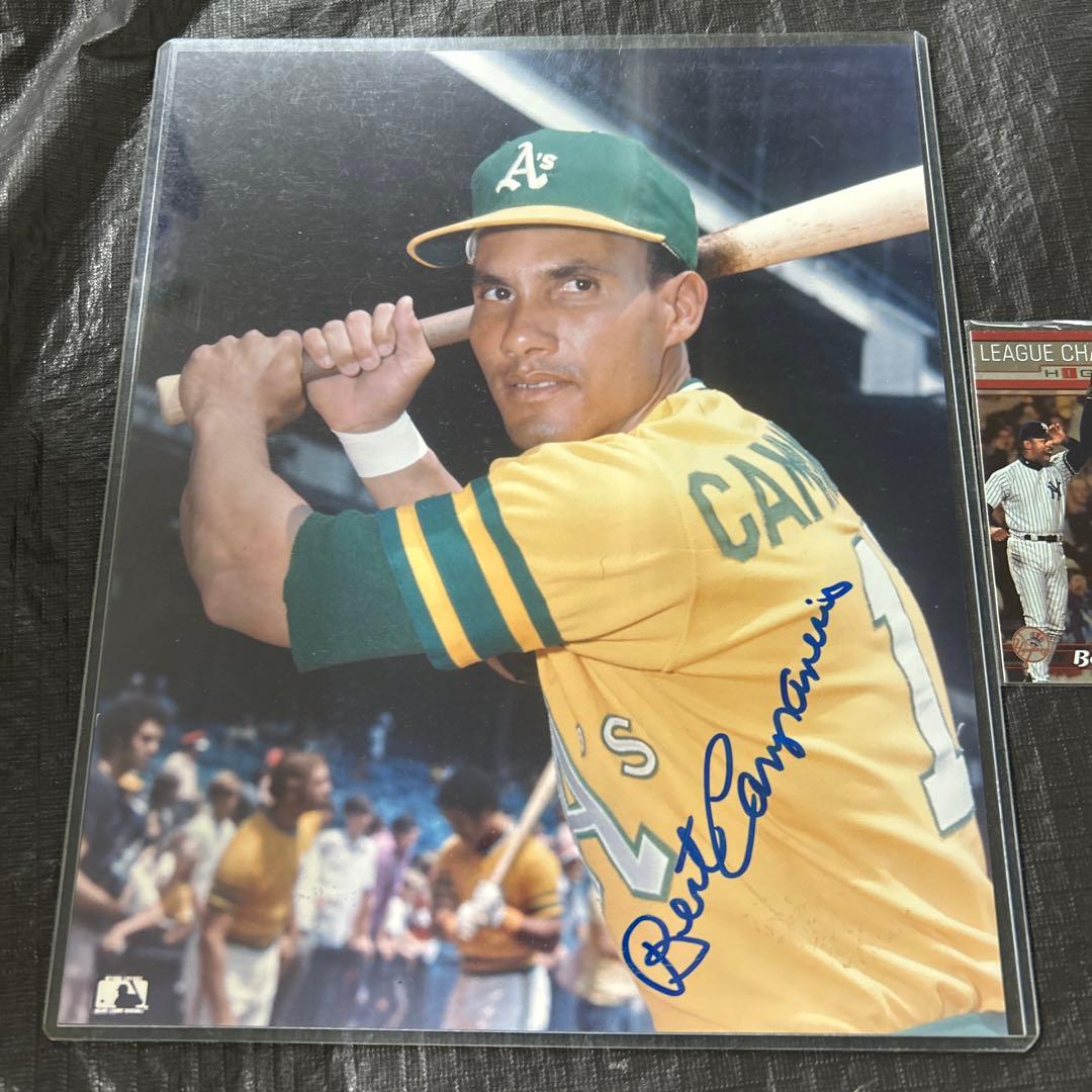 MLB  パートキャンバリネオス　直筆サイン入りフォトオークランドアスレチックス