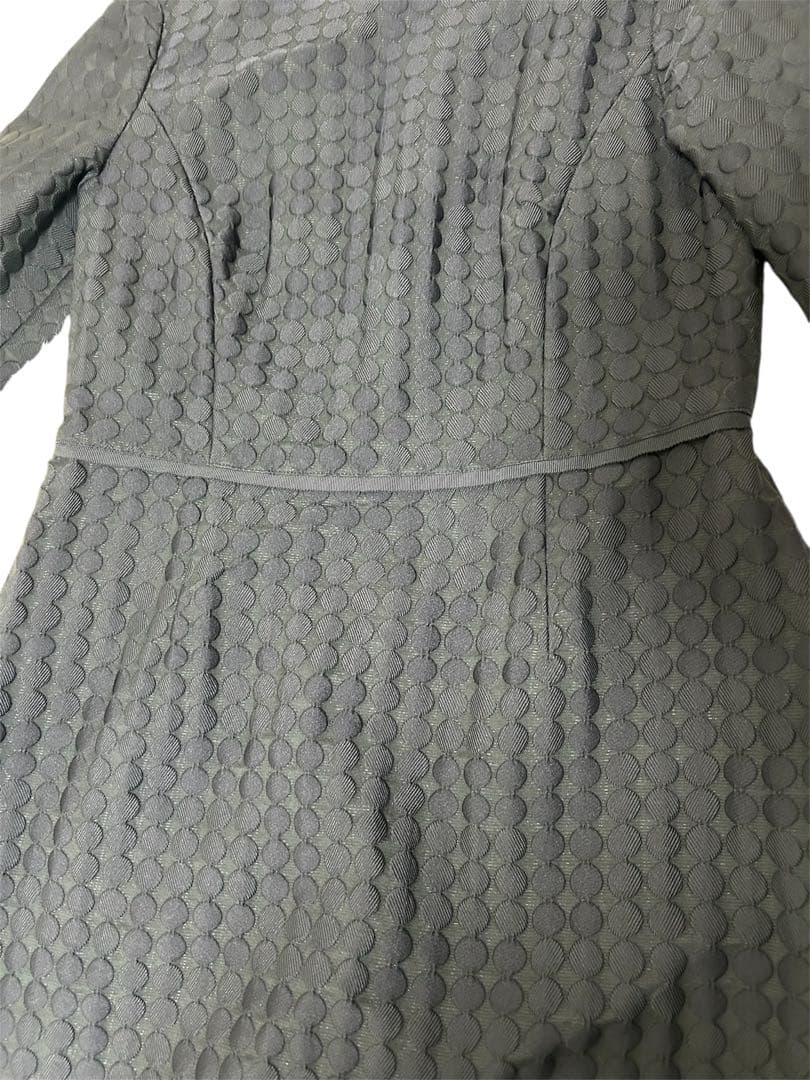 【極美品】アクアスキュータム　フォーマル　セットアップ　ワンピース　黒　ブラック