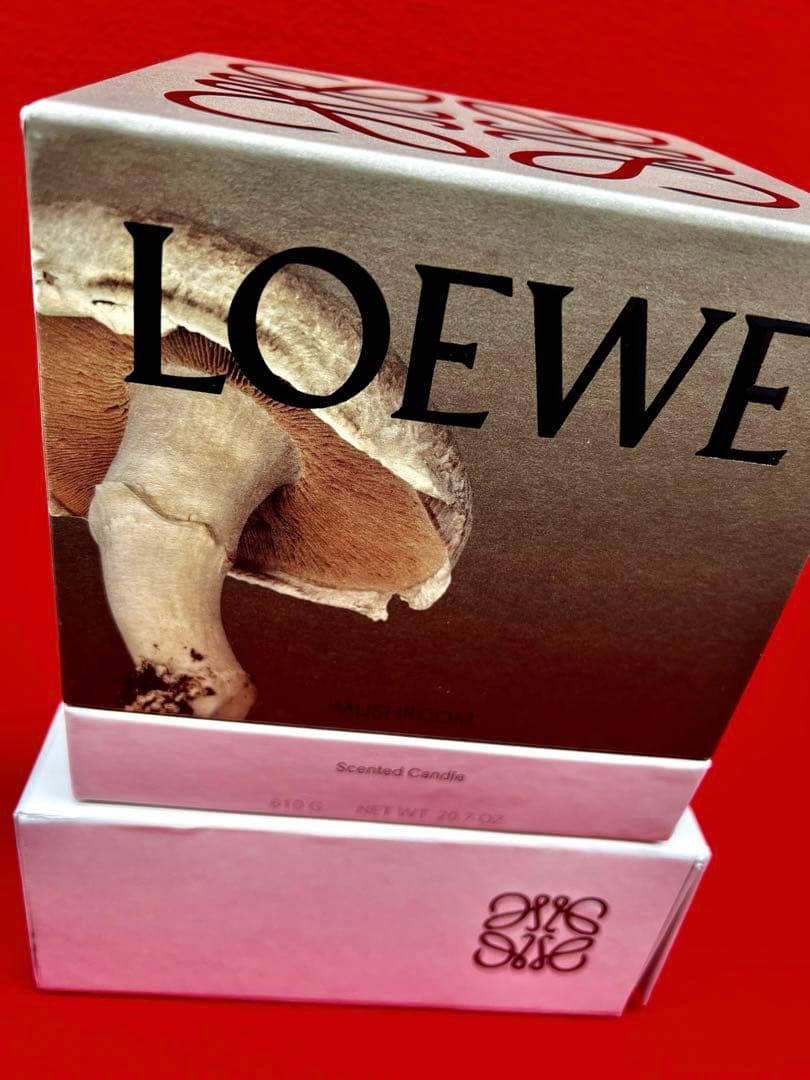 ロエベ❣️キャンドルM( 2つ芯) 　　　　　　希少！マッシュルーム