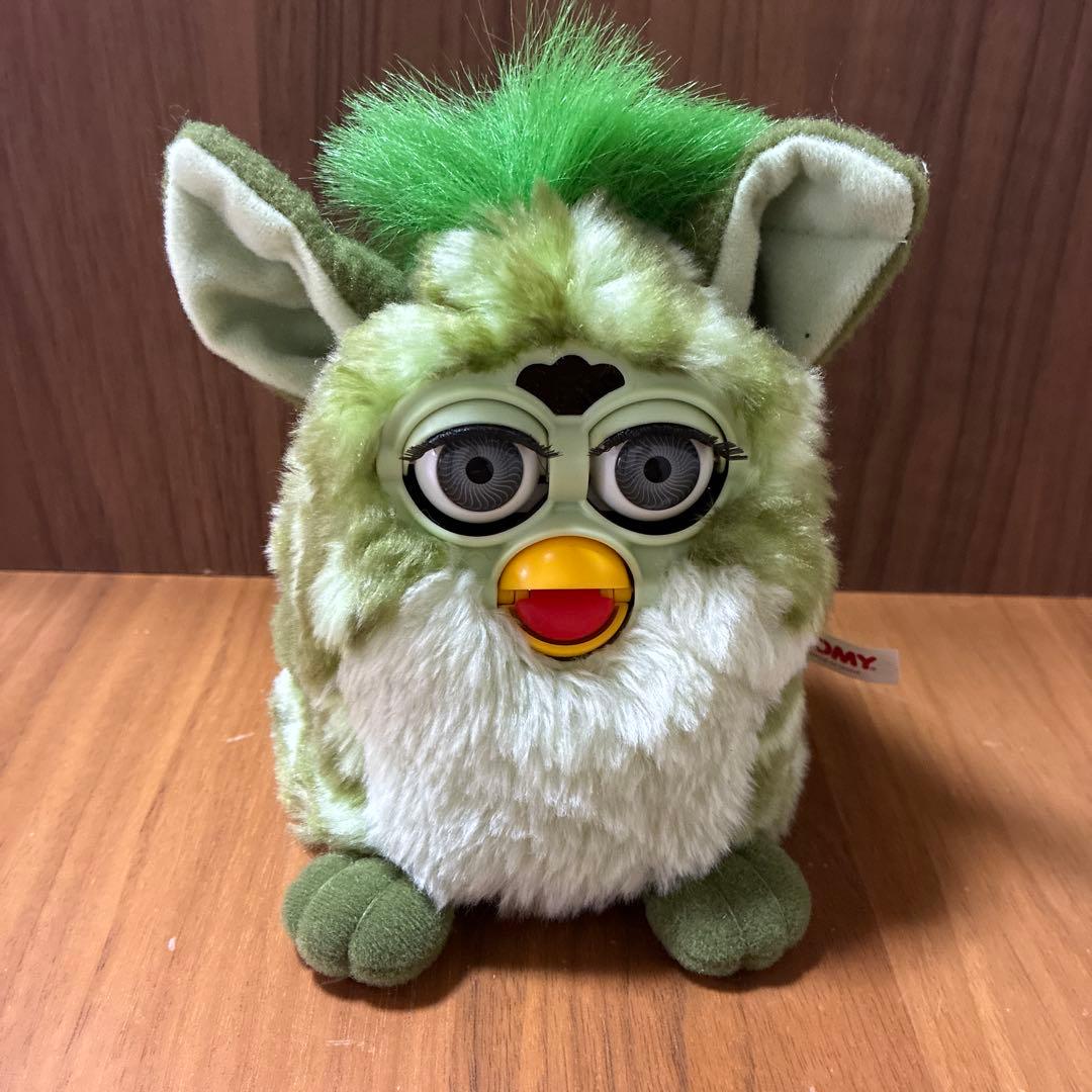 ファービー 初代 緑色 日本語版