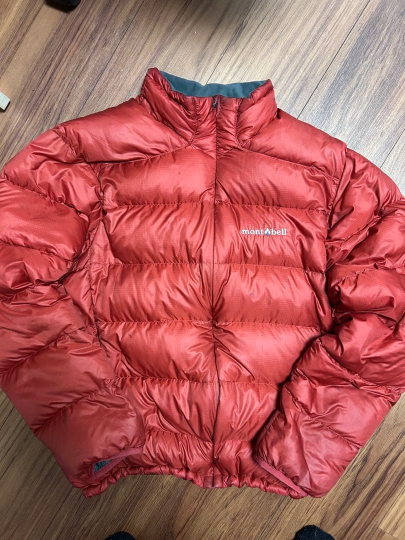 mont-bell ダウンジャケット Sサイズ 短丈ストリート古着00s90s