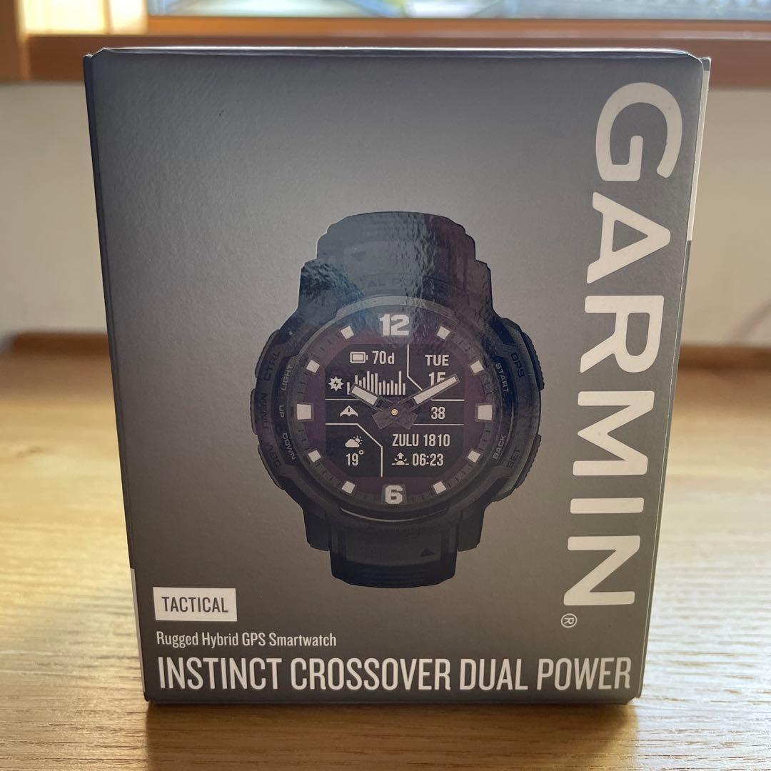 ガーミンGARMIN INSTINCT CROSSOVER DUAL POWER