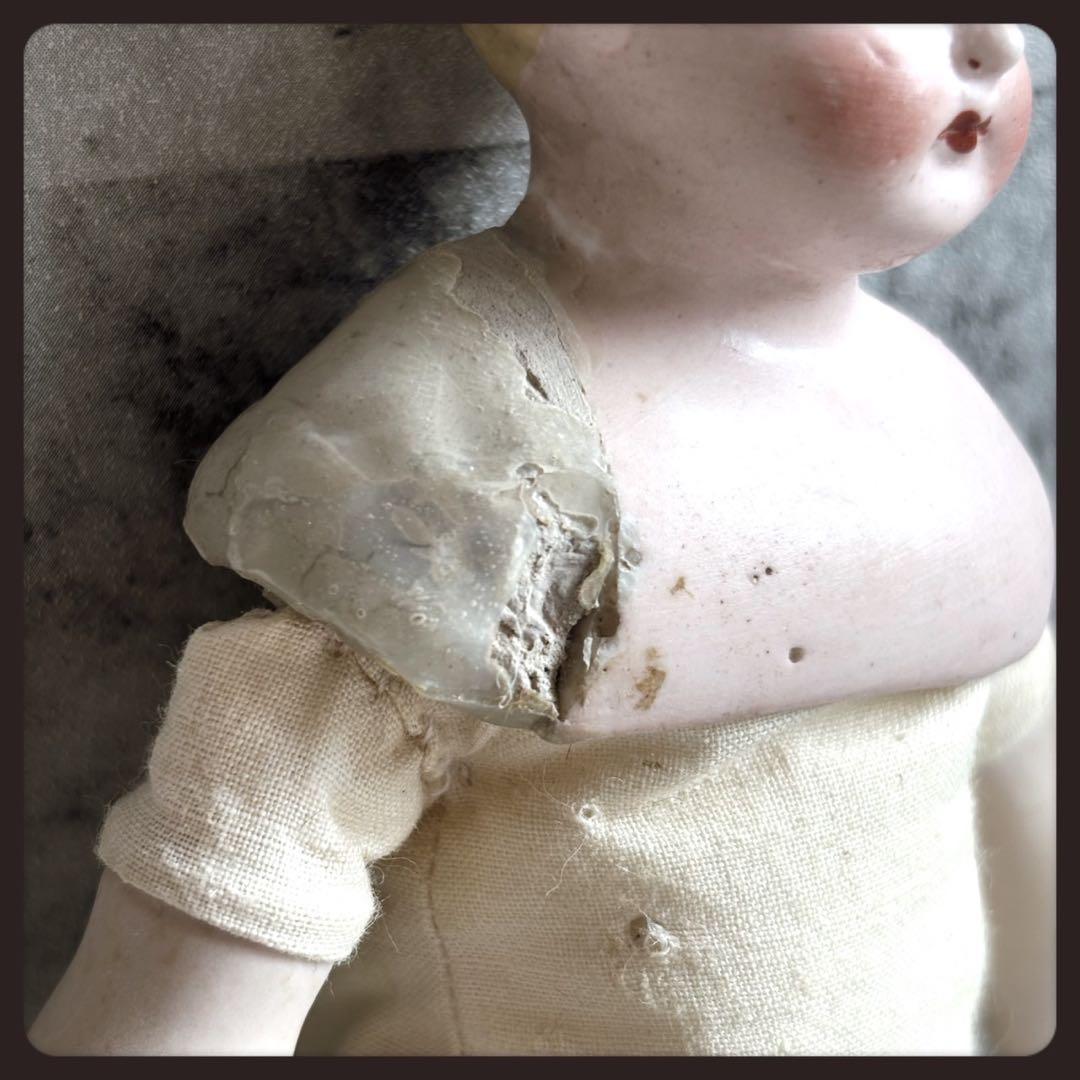 アンティーク ブロンドパリアンドール　　　　　　　　　　　 ビスクドール