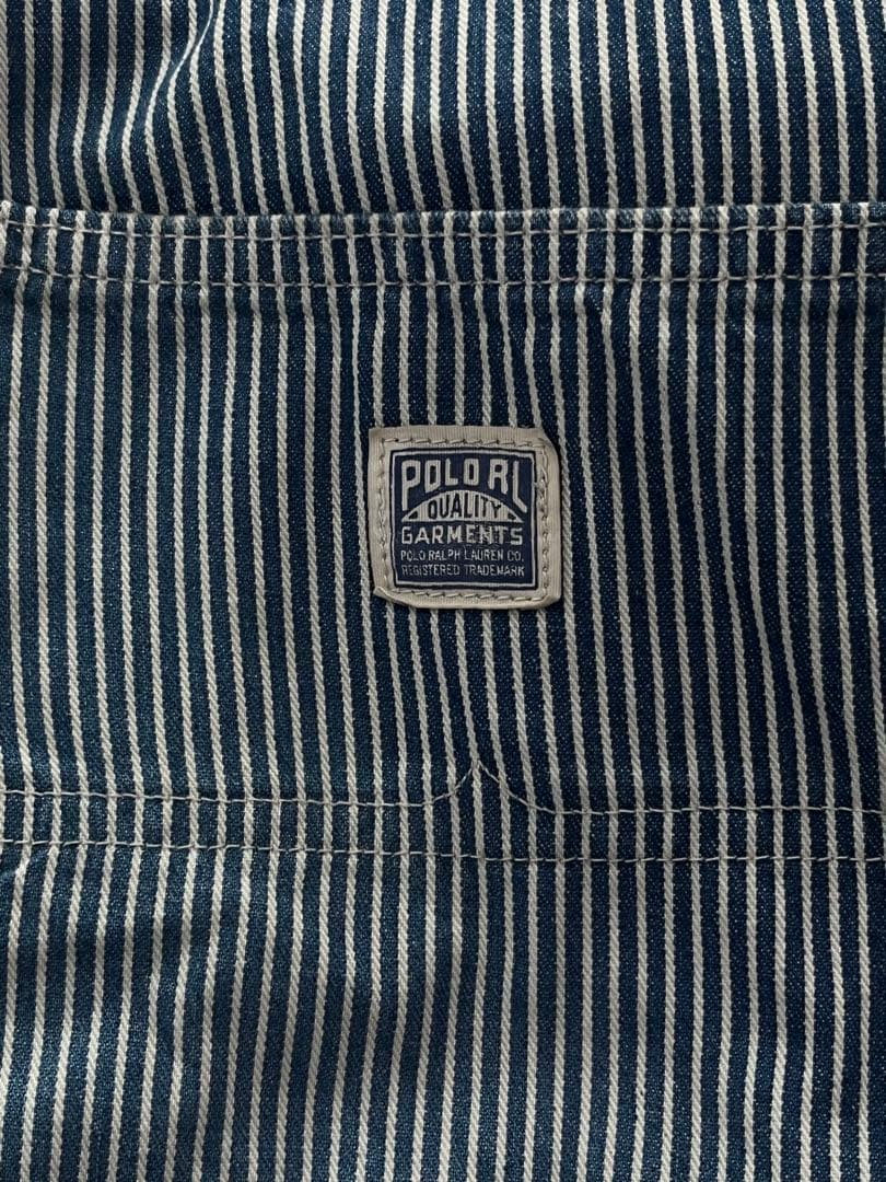 ポロラルフローレン　ヒッコリー　ペインターパンツ　34×32 Lサイズ