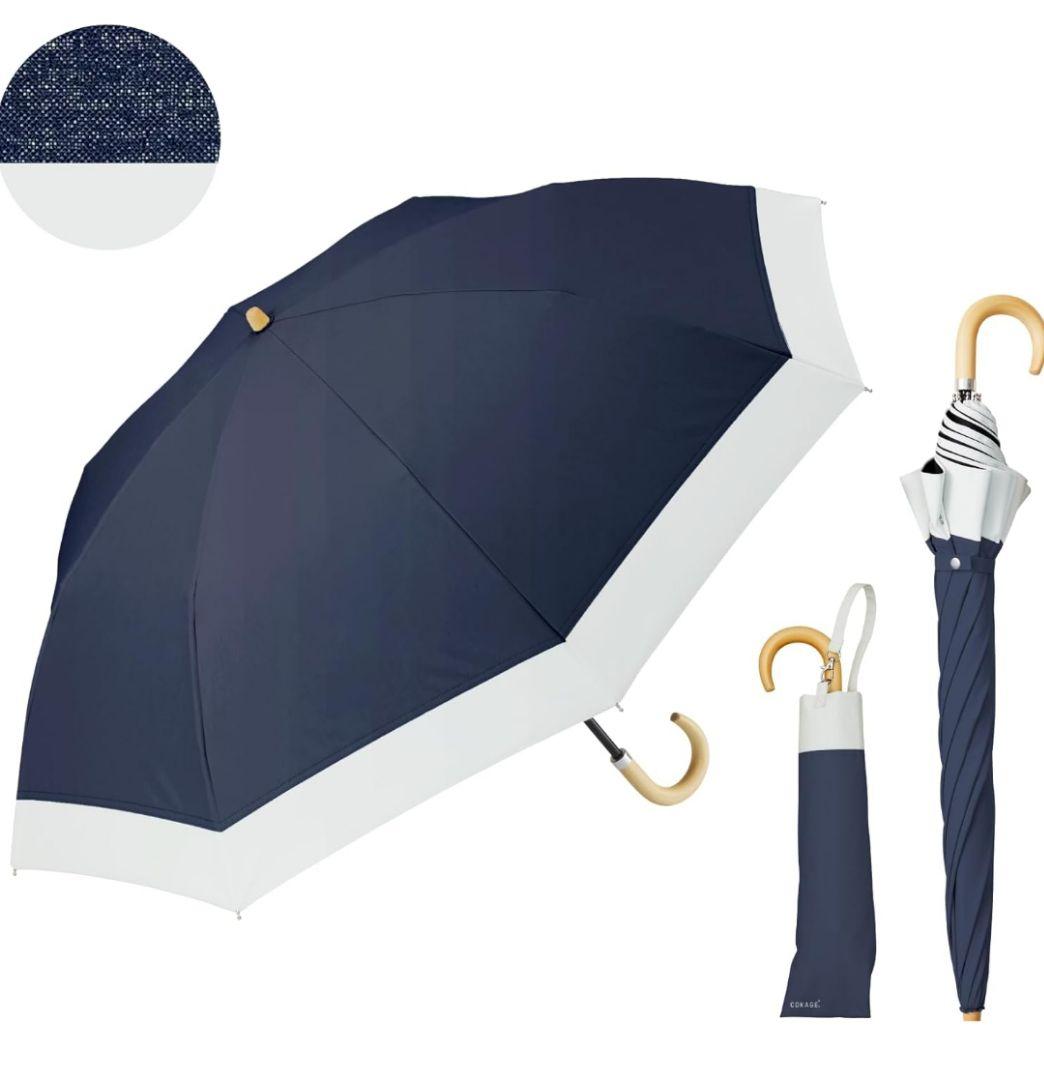 COKAGE+ 木手元 55cm 2way折 デニムブルー ウォーターフロント