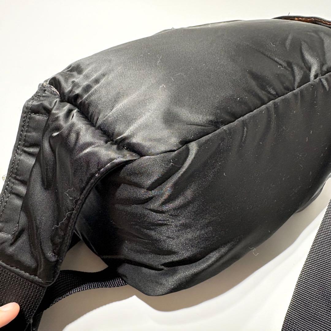 美品 PORTER ポーター タンカー ウエストバッグ ボディバッグ ブラック