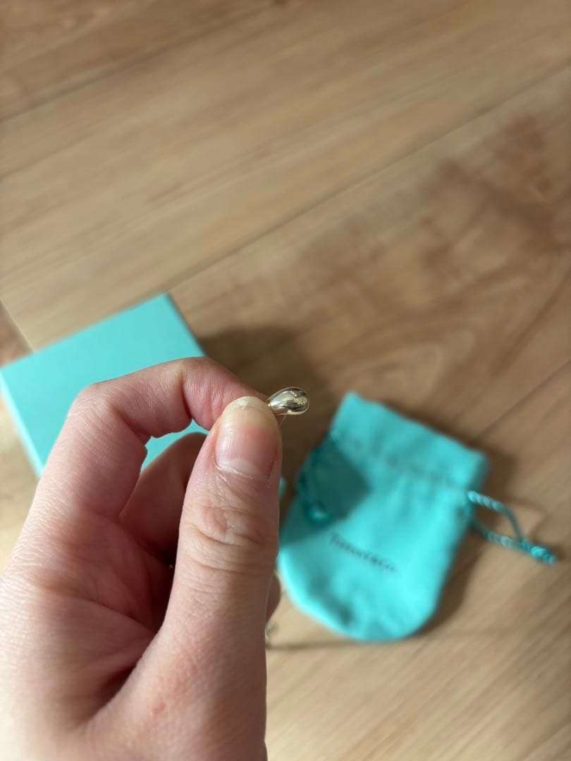 美品 ティファニー ティアドロップ ネックレス シルバー925 雫 レディー定番