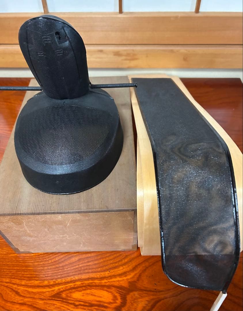 【新品】冠　垂纓　神主　神職　平安装束　衣冠束帯　木箱付き