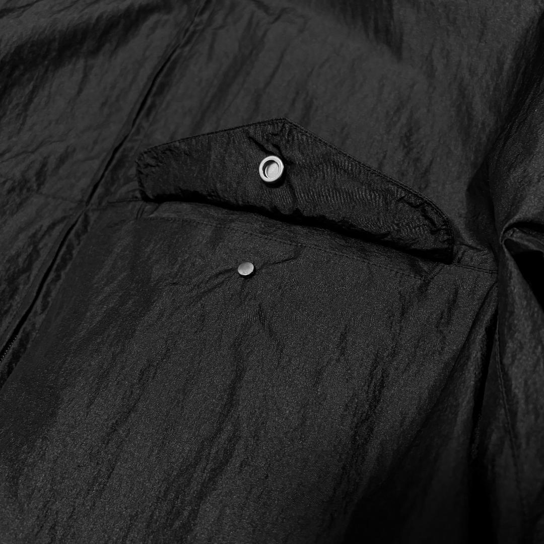 ANCELLM アンセルム NYLON KIMONO BLOUSON 2 黒