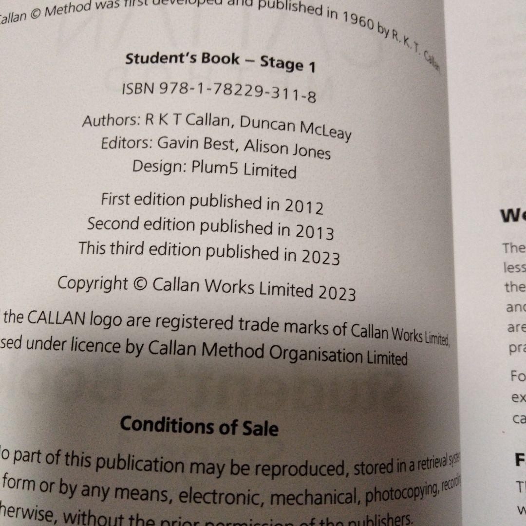 CALLAN METHOD 全巻13冊セット 最新版3rd Eedition