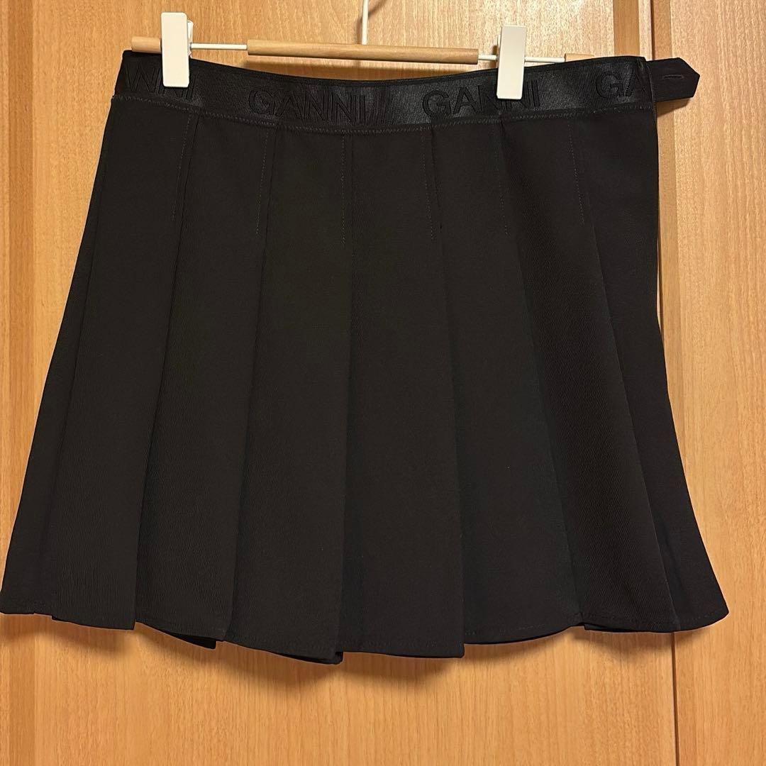 GANNI スカート　ガニー　プリーツスカート