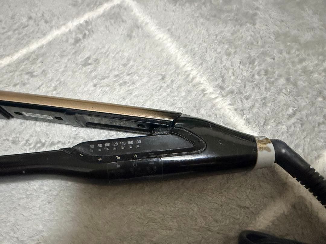 HAREBEAIRON ストレートヘアアイロン ブラック/ゴールド　ジャンク品