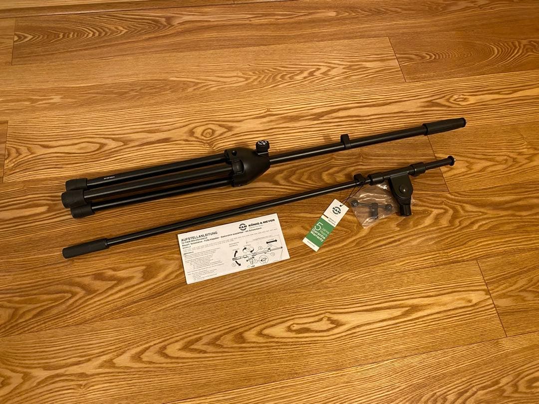 K&M 21020B（ST210/2B） ブームマイクスタンド