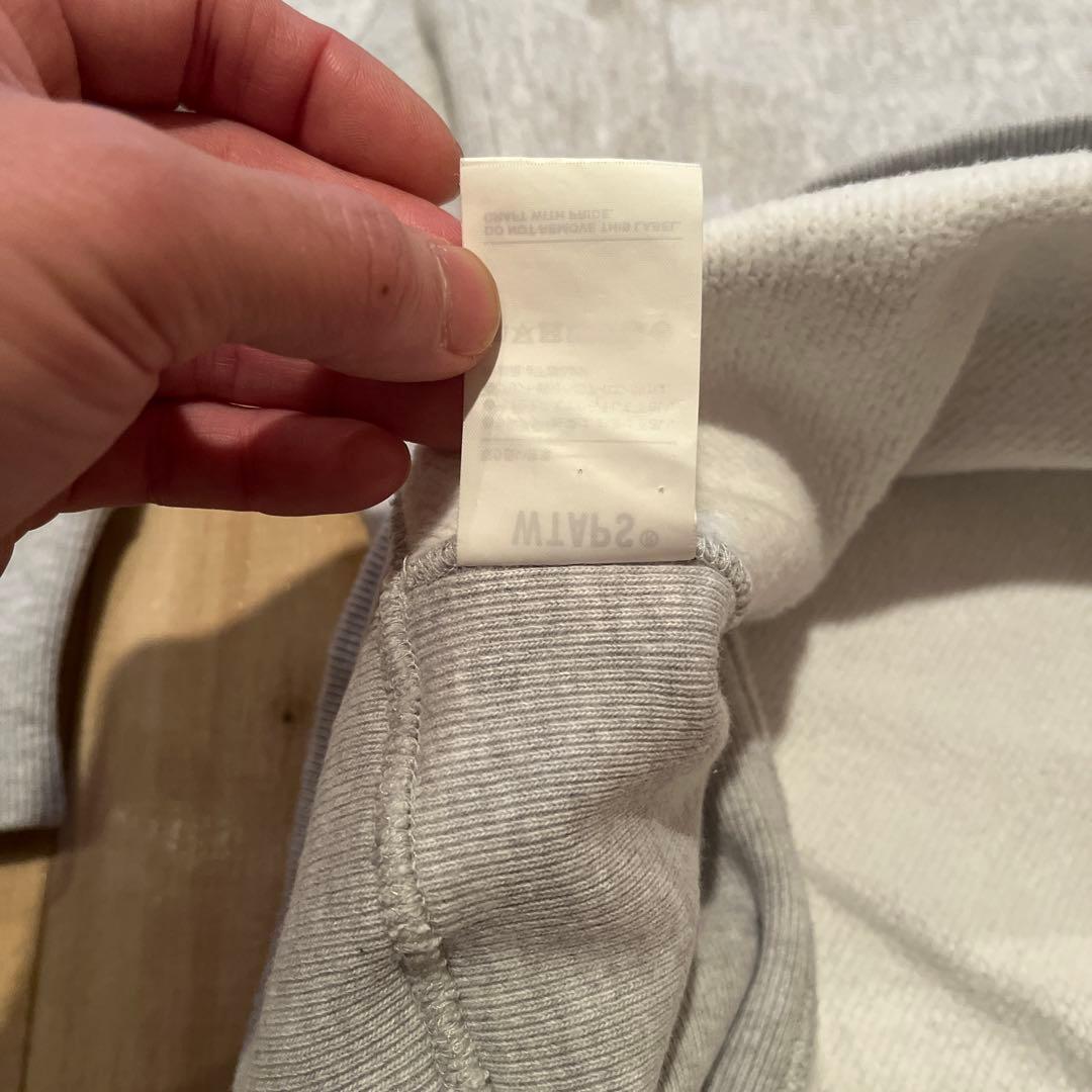 黒豆 WTAPS ダブルタップス スウェット カレッジ グレー L