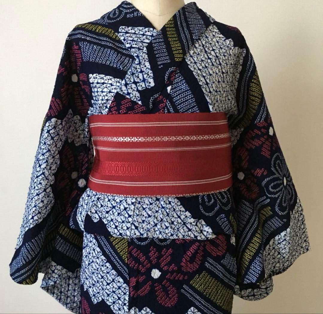 有松絞り浴衣　新品未使用