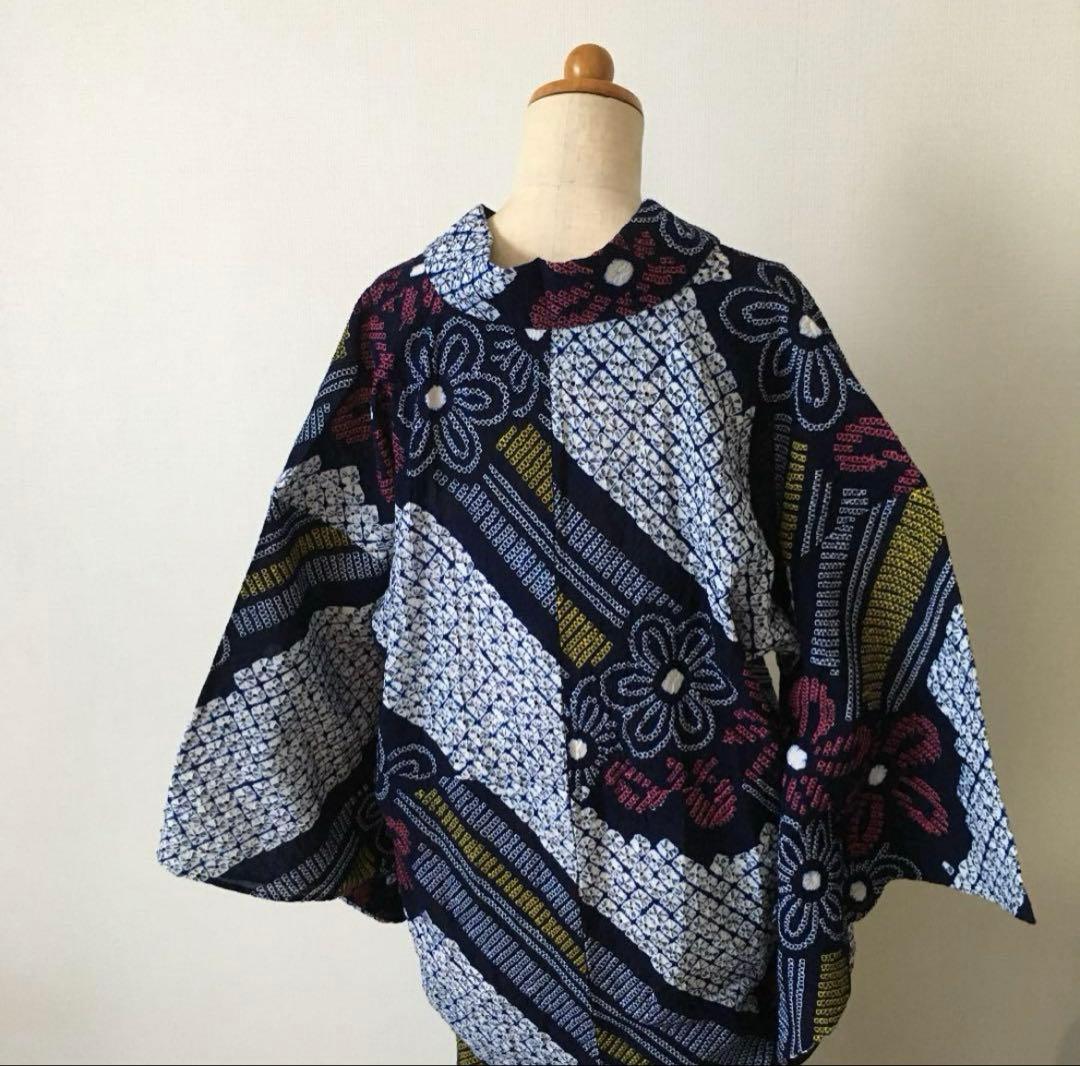 有松絞り浴衣　新品未使用