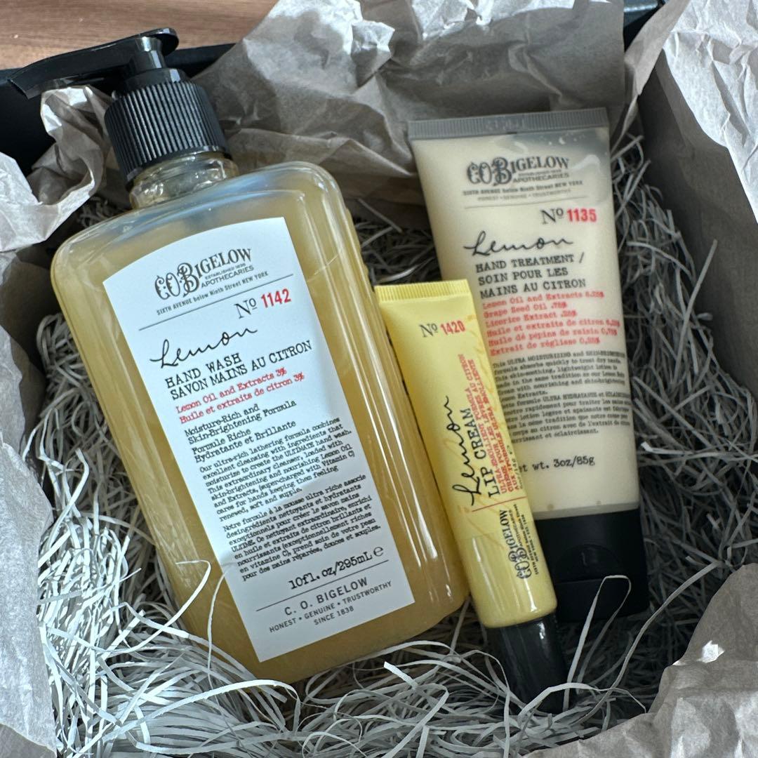 C.O. BIGELOW レモン ハンドウォッシュ & トリートメント セット