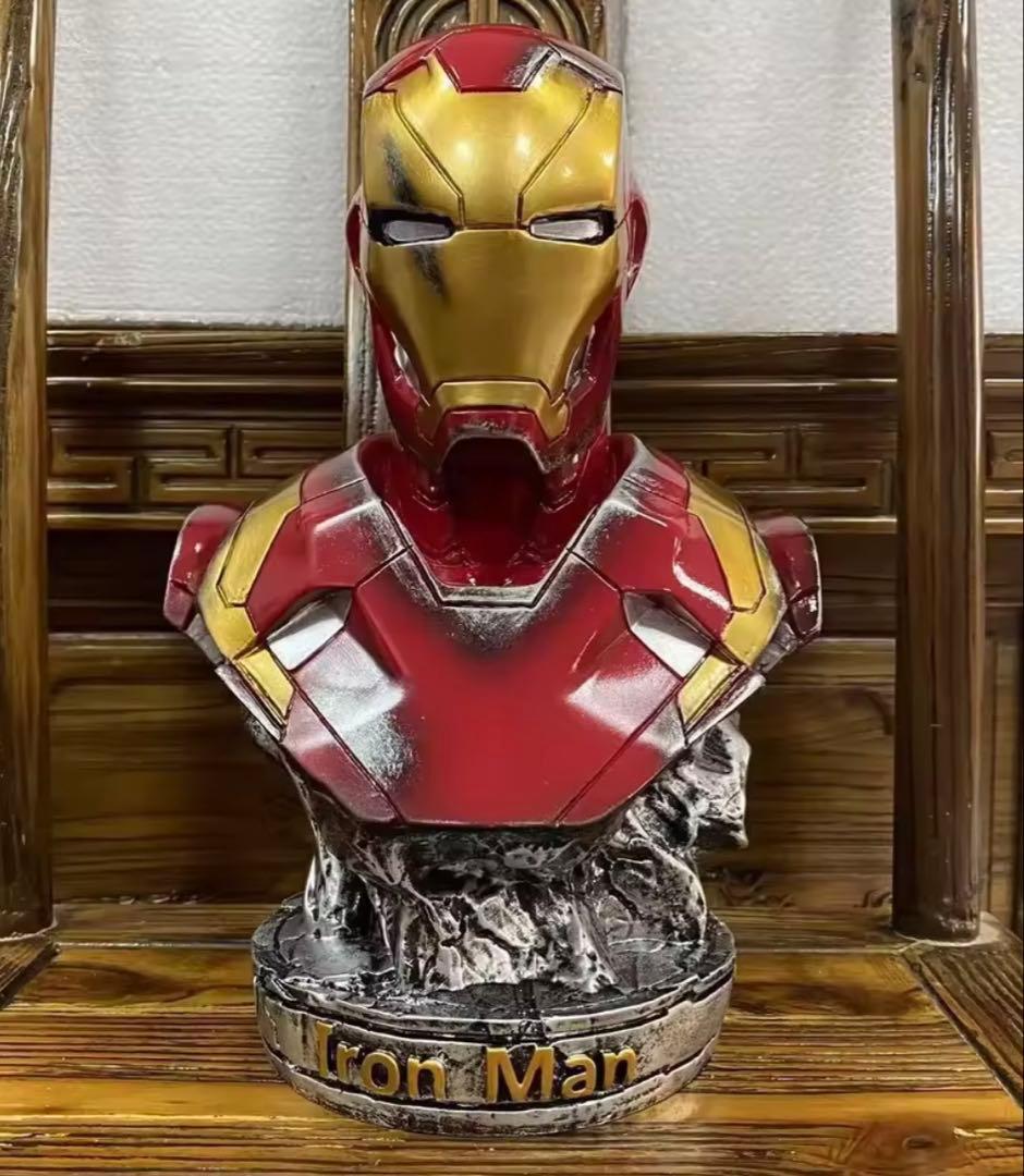 【閉店セール】アイアンマン大型スタチュー36cmアベンジャーズダメージ