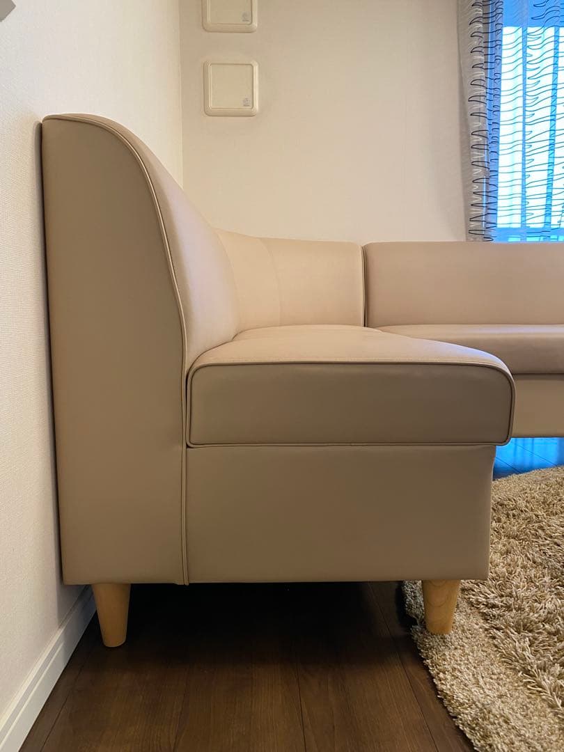 ほぼ未使用　コーナーソファ①