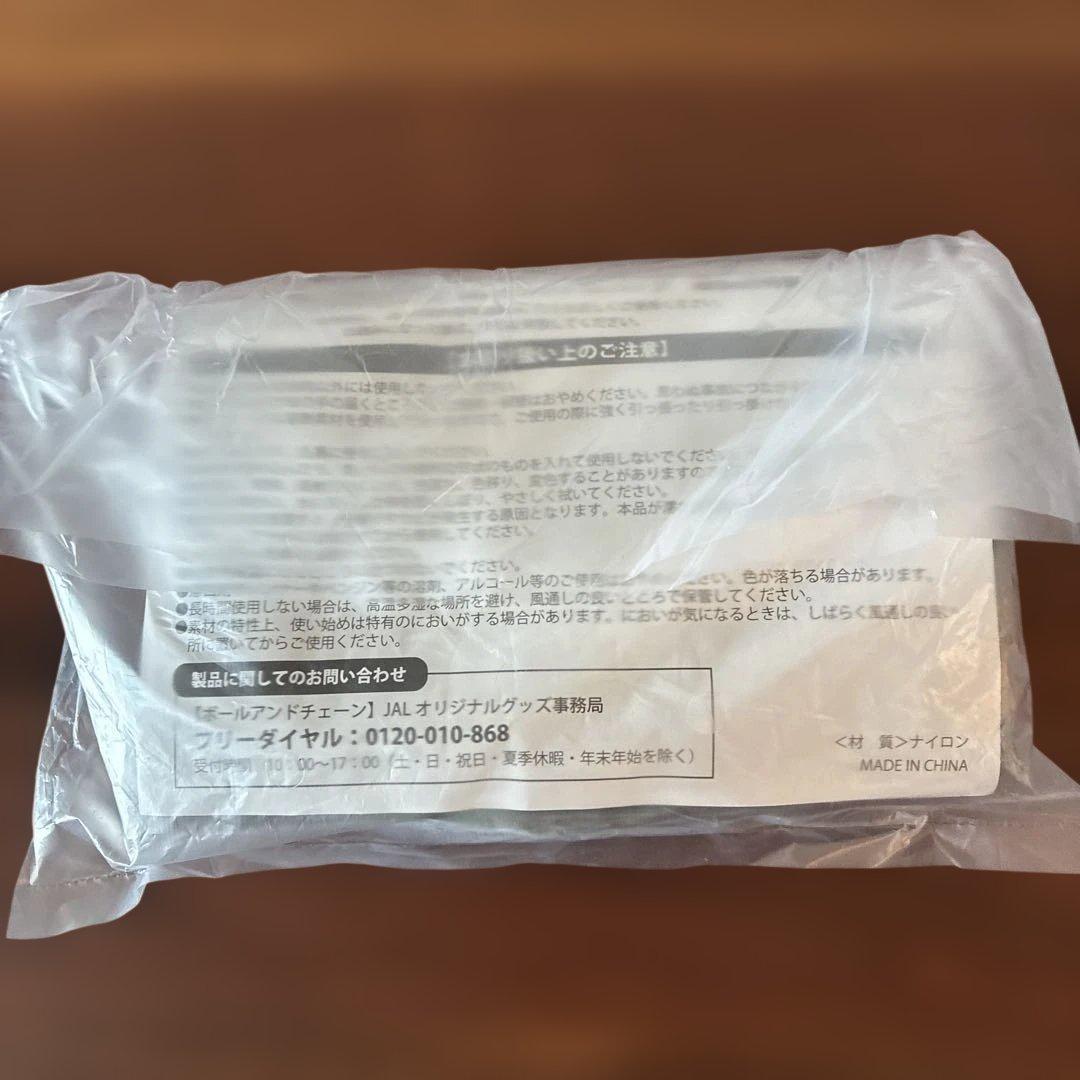 ボールアンドチェーン　JAL オリジナルエコバッグ グレー