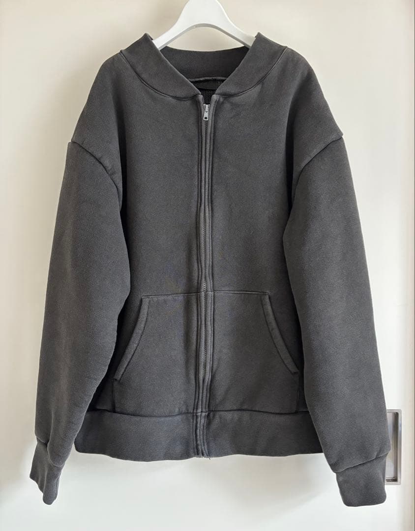 フェードブラック CAMBER ジップアップスウェット