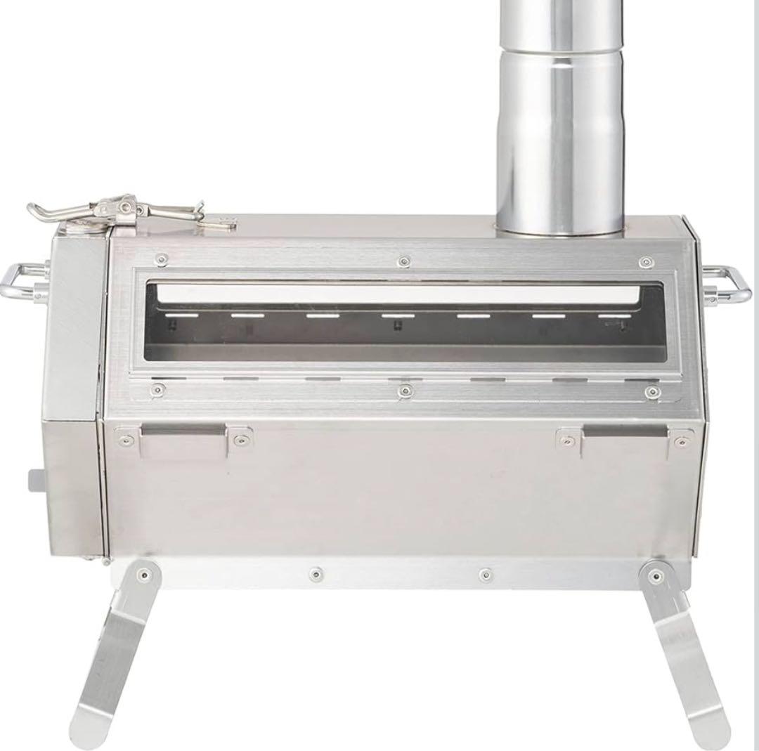 【新品・未使用・未開封】LOGOS ステンレス製コンパクト薪ストーブ