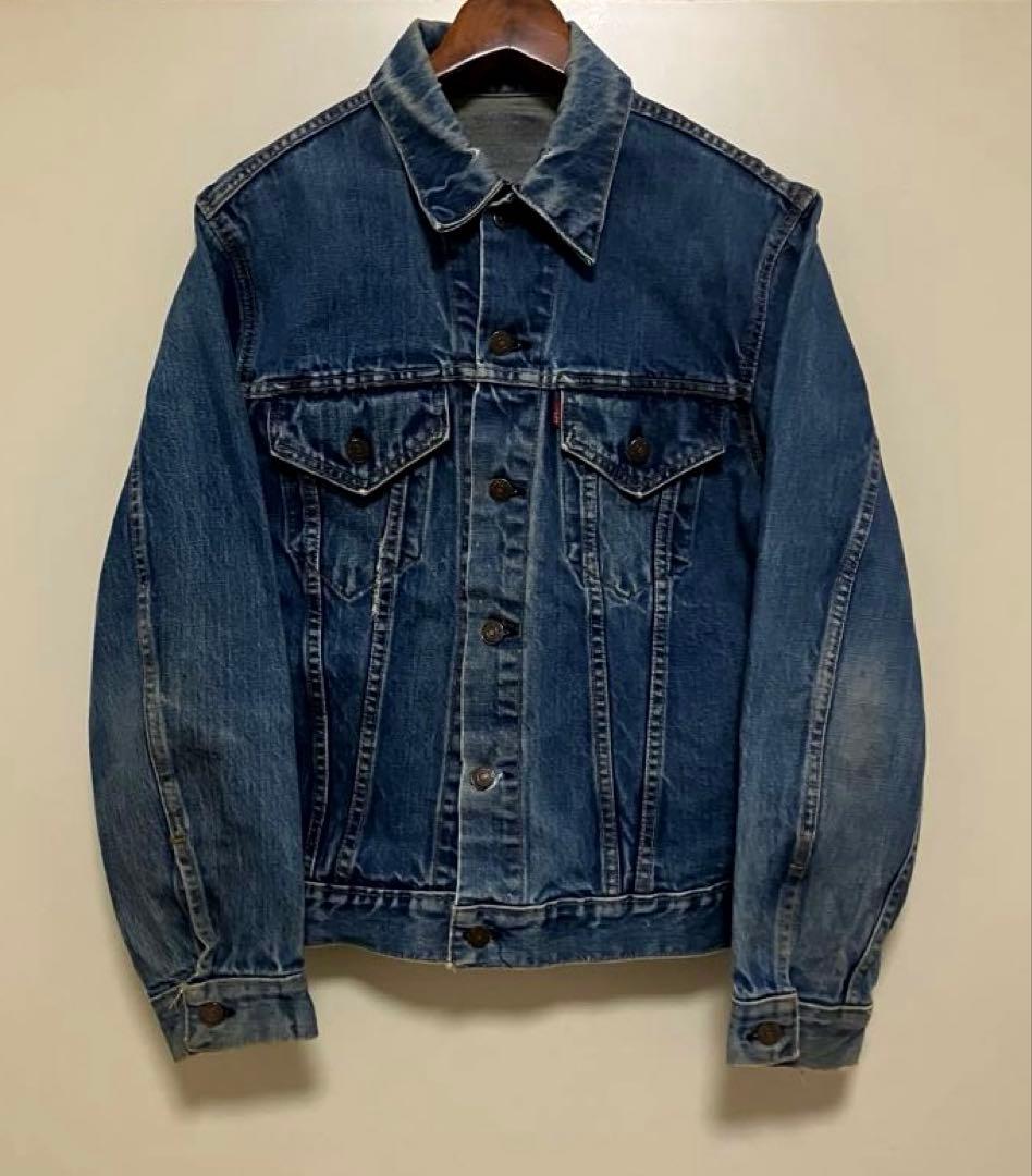 リーバイス 70505 BIGE 40~42 デニムジャケット