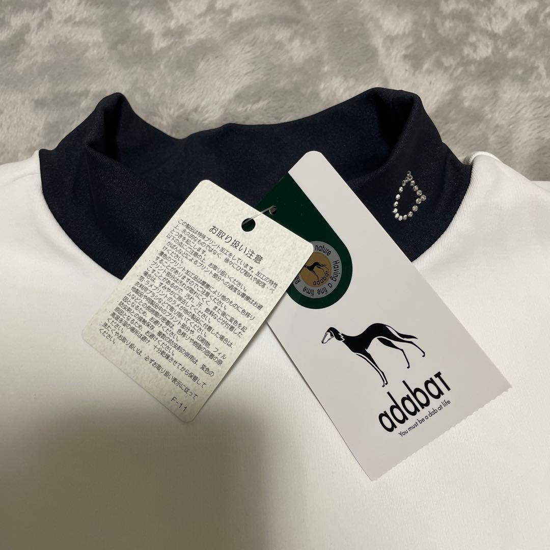 新品未使用　ADABAT ゴルフウェアセット ホワイト ネイビー　4点セット