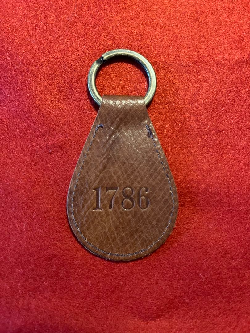 【幻の革】ロシアンカーフ　キーホルダー【ジョージクレバリー製】