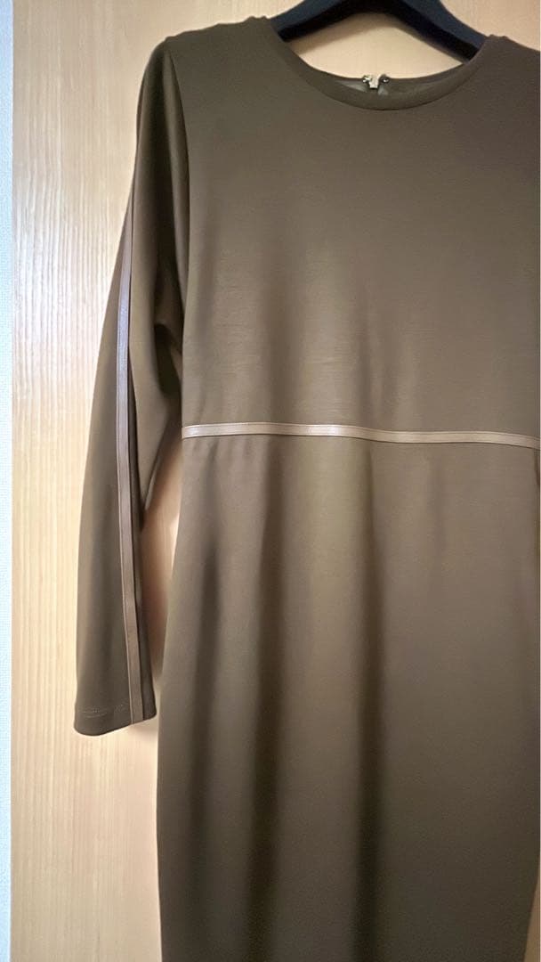 maxmaraオリーブグリーン 長袖ワンピース