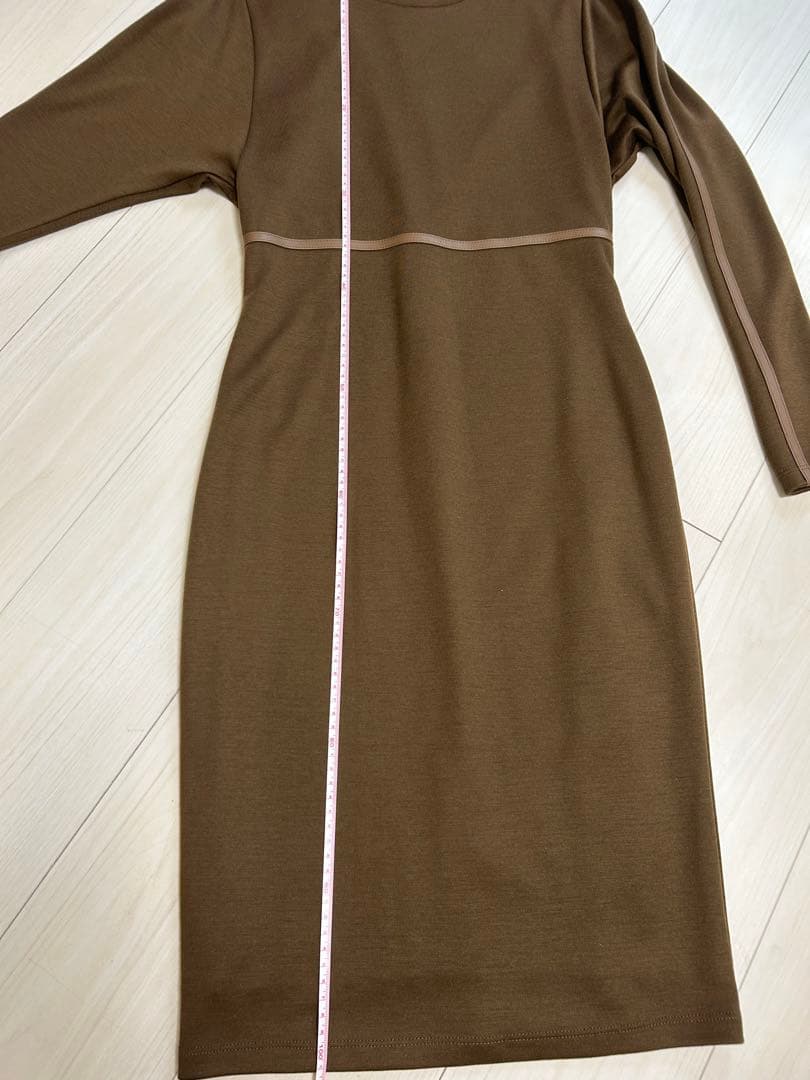 maxmaraオリーブグリーン 長袖ワンピース