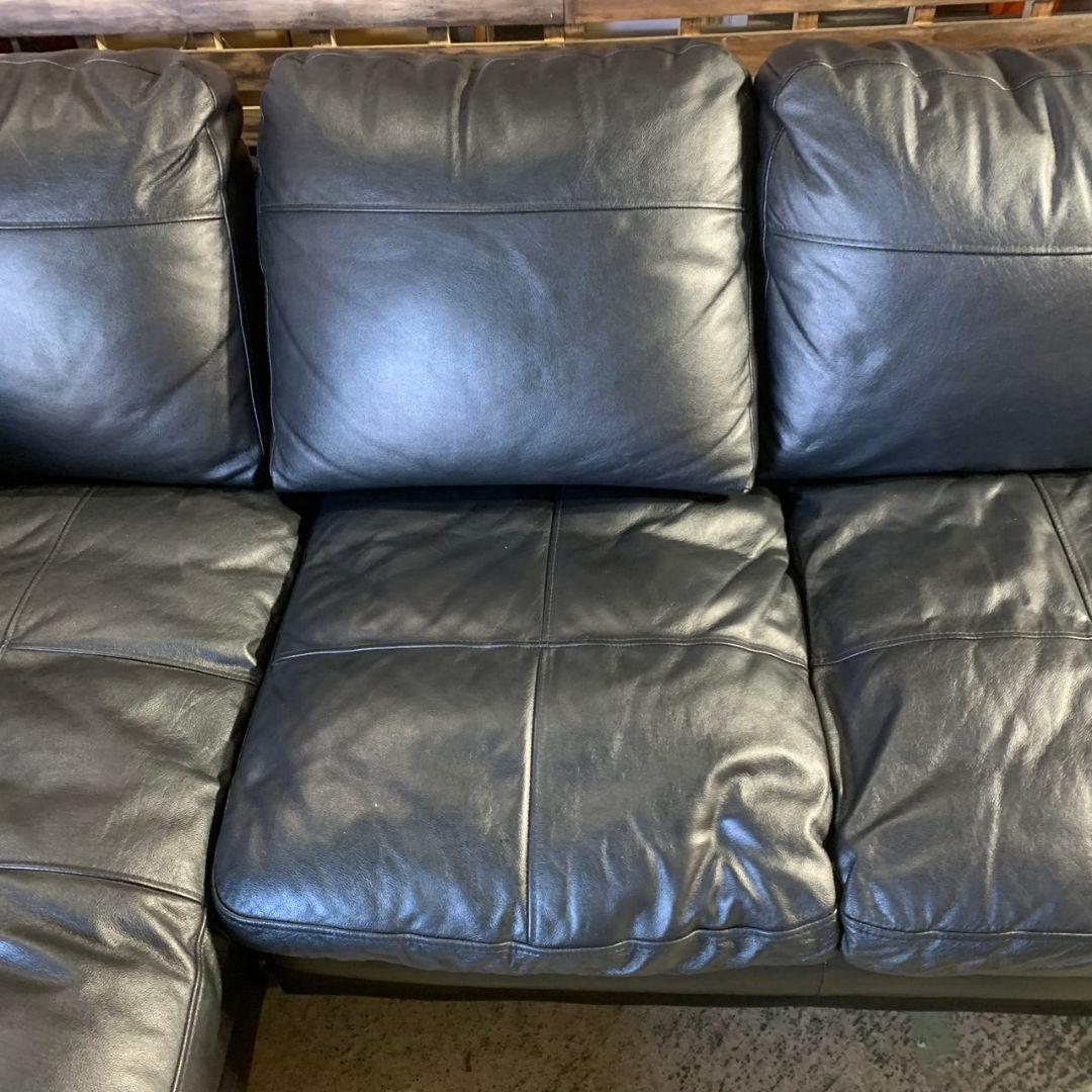 Jun M H750\" NITORI 本革 コーナーソファ Sステイツ