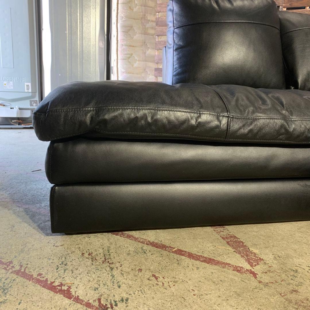 Jun M H750\" NITORI 本革 コーナーソファ Sステイツ