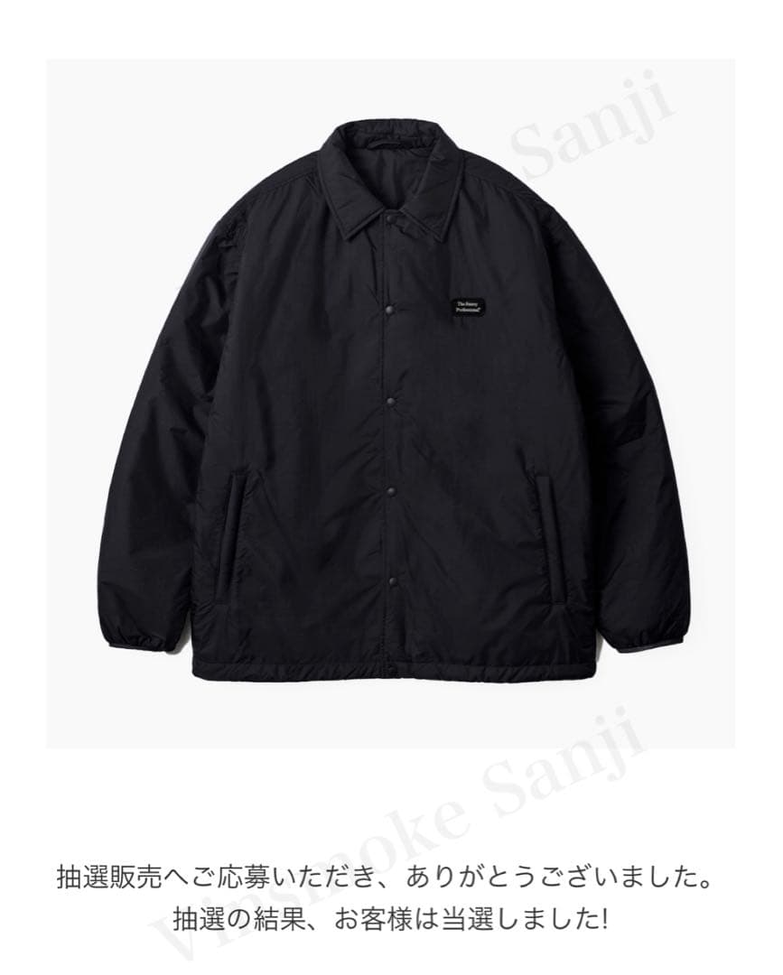 ENNOY PADDEDNYLONCOACHJACKETエンノイコーチジャケット