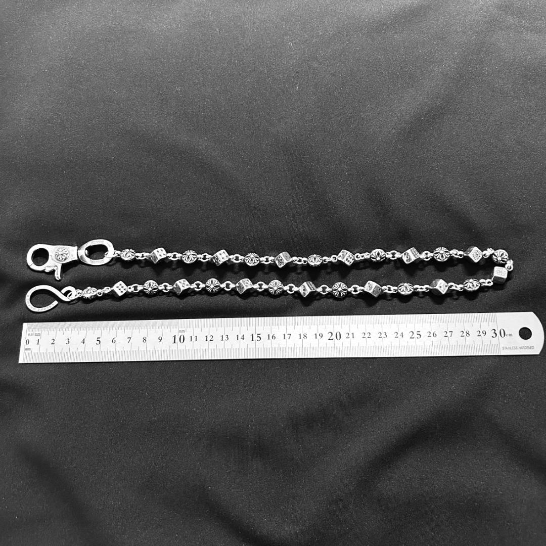 【⭐️週末価格✳︎即日発送✳︎925】66cmクロスボール＆ダイス ウォレット