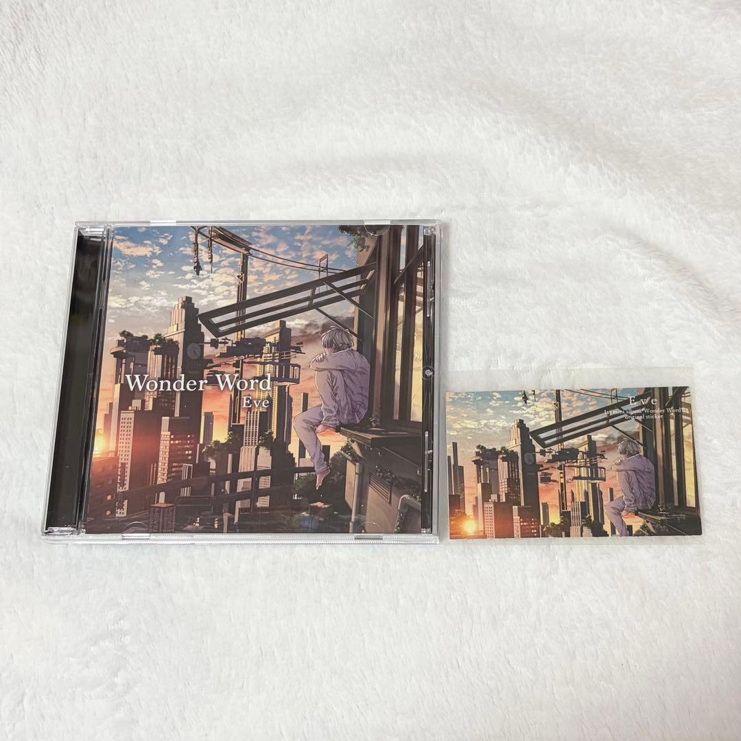 Eve Wonder Word CD ・直筆サイン入りステッカー