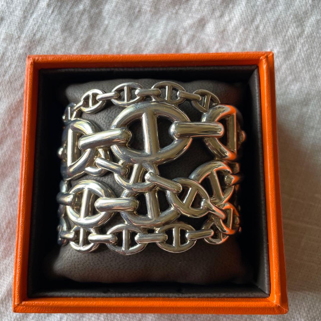 HERMESエルメス　シェーヌダンクルバングル