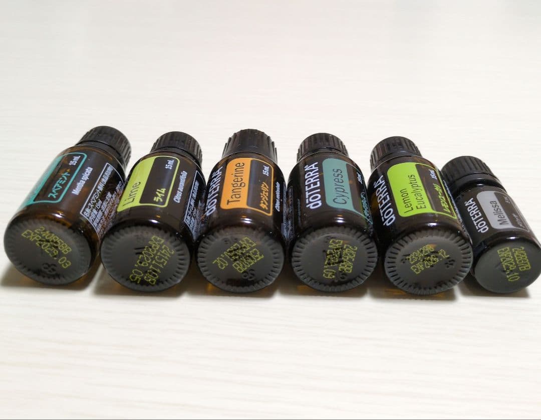 【新品未開封】doTERRA ドテラ エッセンシャルオイル　6本セット