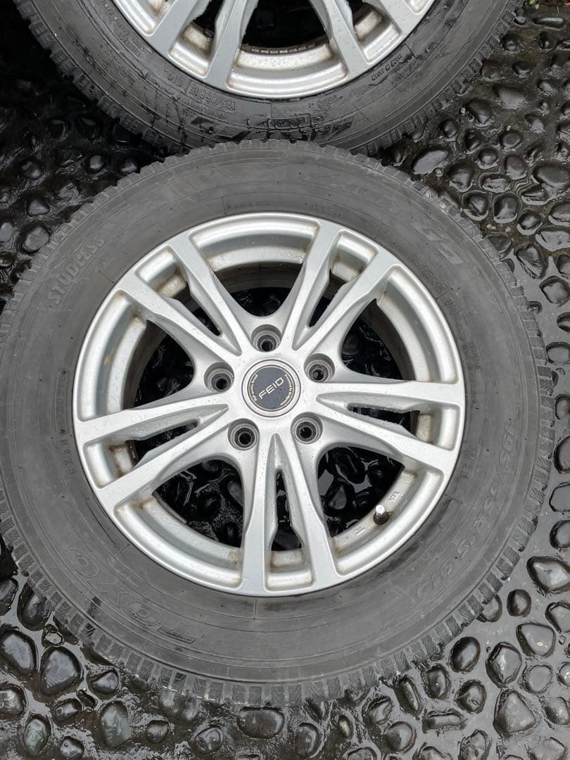 引き取り限定‼️中古195/65R15スタッドレスタイヤ　ホイール4本セット‼️