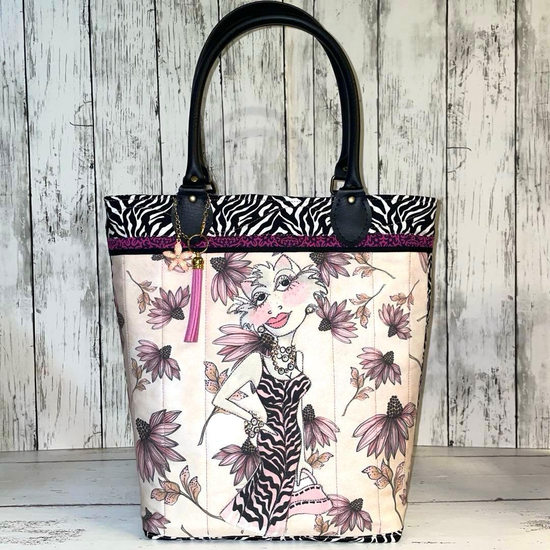 ロラライハリス 縦長トートバッグ、ワイヤーポーチセット