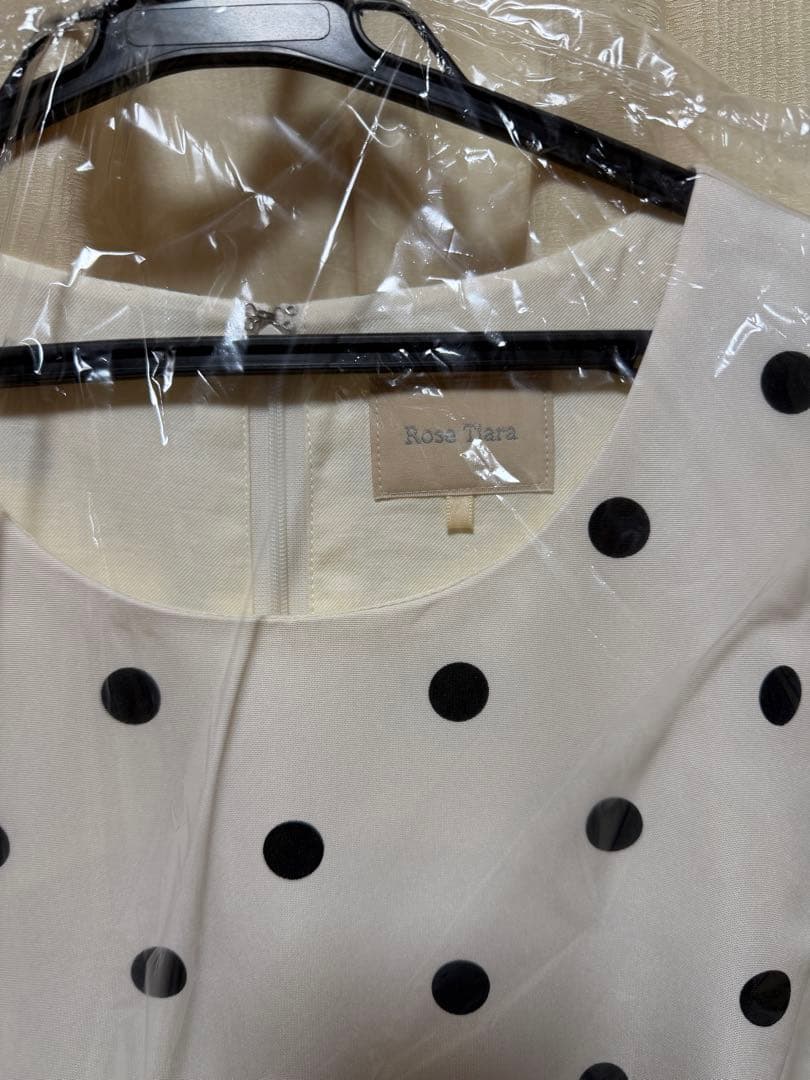美品⭐︎ ローズティアラ 46 ロングワンピース 可愛い 水玉 ドット