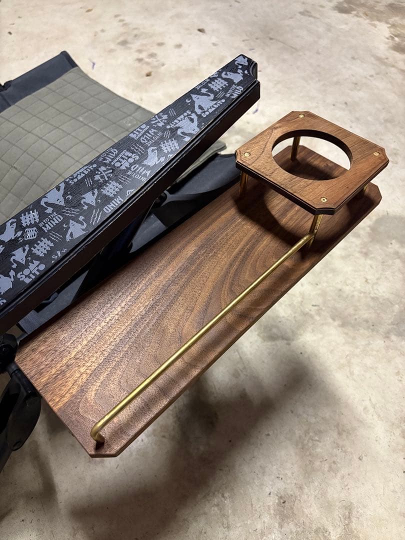 美品　baccharis AS2OVローバーチェア用サイドテーブル　右側用