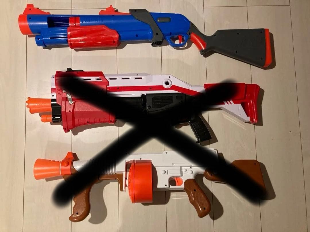 フォートナイト NERF トイガン 3丁セット　ナーフ　ハズブロ