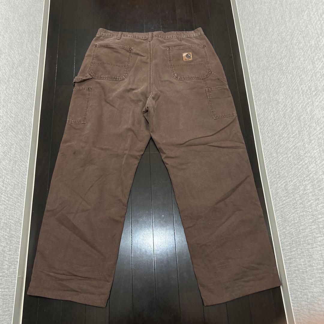 Carharttダブルニーペインターパンツ　ブラウンW40