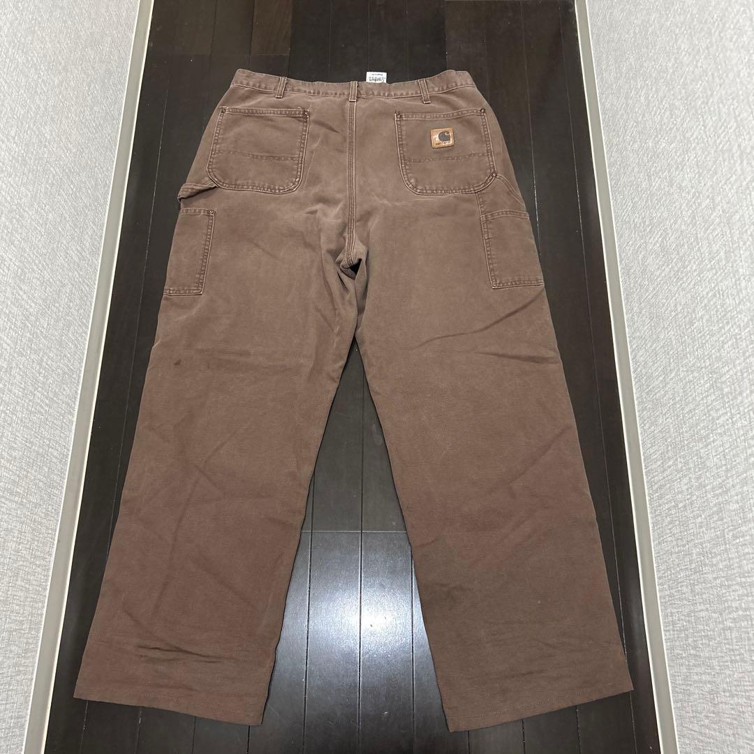 Carharttダブルニーペインターパンツ　ブラウンW40